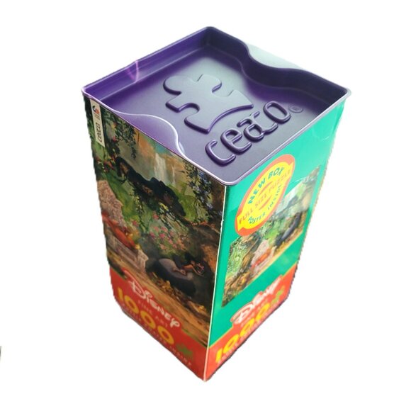 Ceaco Disney Fine Art Puzzle Featuring Mowgli and Baloo from The Jungle Book - Picture 3 of 12